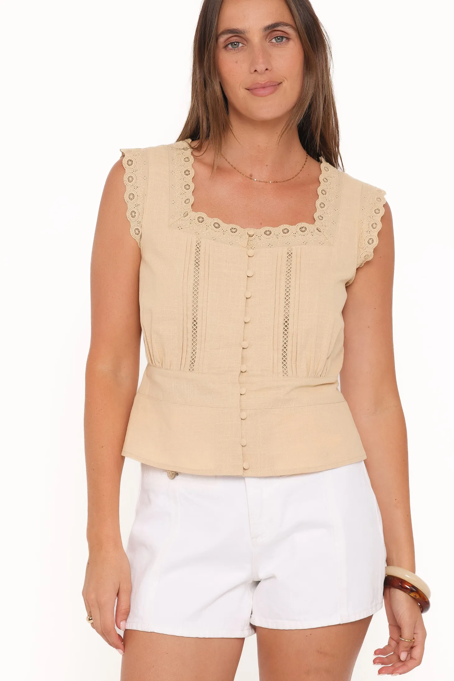 Luke Button Top