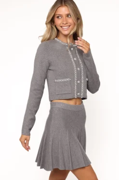 Lumi Pleated Skirt Sweater Set