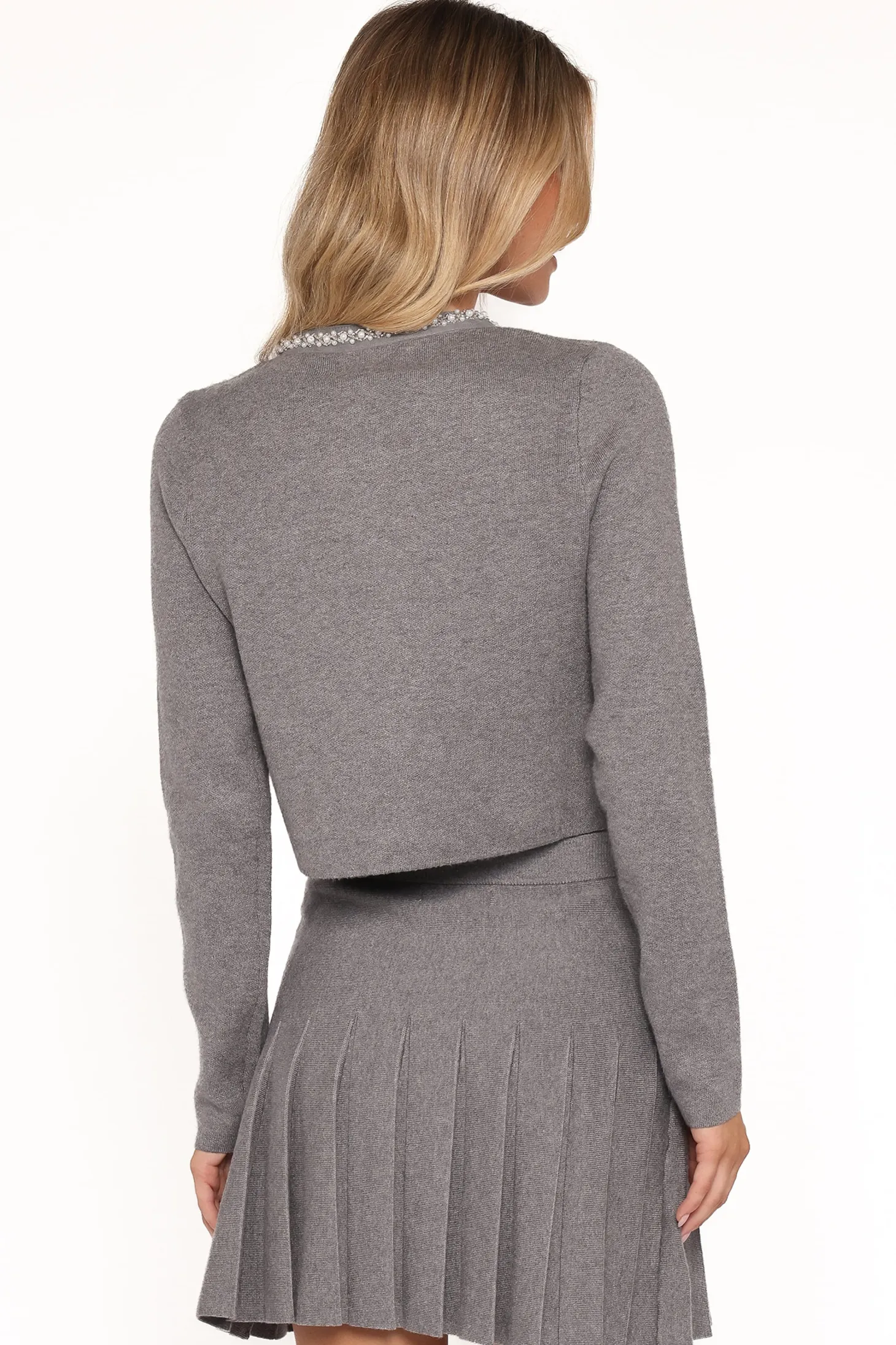 Lumi Pleated Skirt Sweater Set