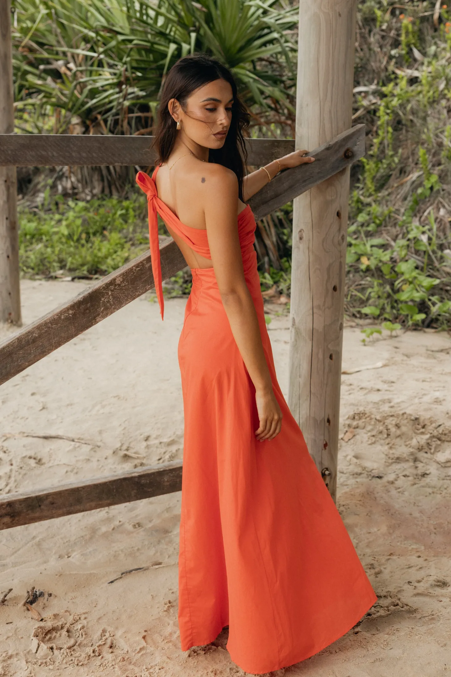 Luna One Shoulder Maxi Dress