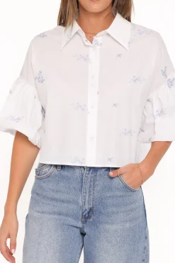 Luneth Button Up Blouse