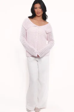 Lyra Large Collar Cardigan