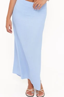 Madison Linen Column Skirt
