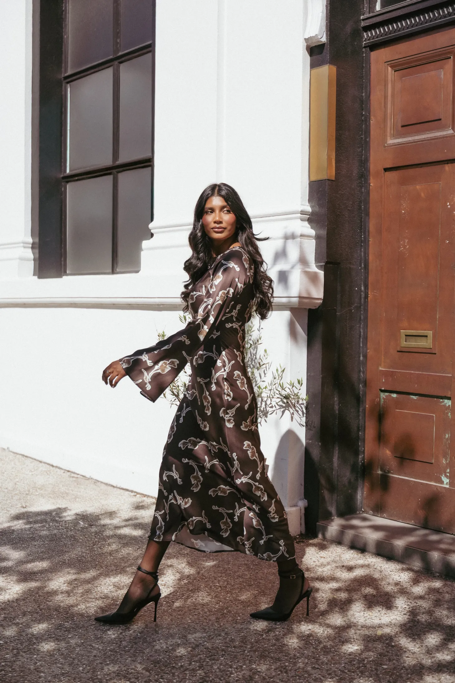 Maia Long Sleeve Maxi Dress