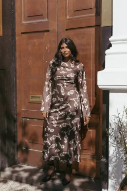 Maia Long Sleeve Maxi Dress