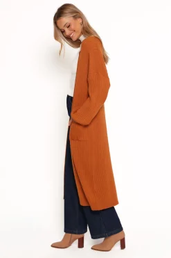 Makenna Long Open Front Cardigan