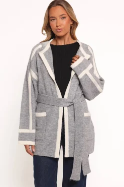 Maloney Tie Front Coatigan