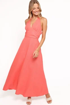 Marie Halterneck Maxi Dress