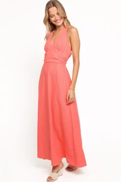 Marie Halterneck Maxi Dress