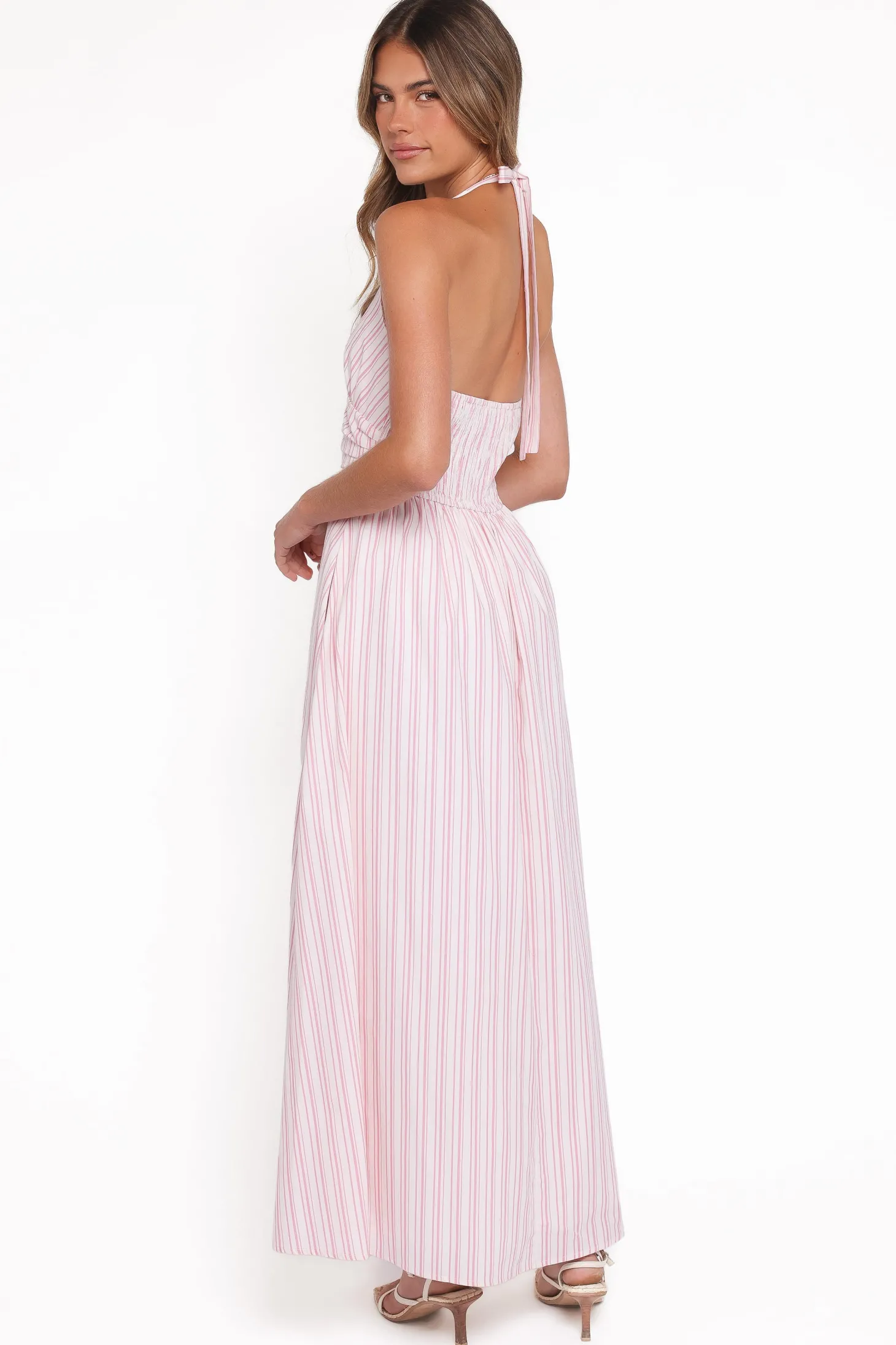 Marie Halterneck Maxi Dress