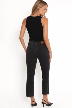 Marlow Mid Rise Crop Flare Jeans