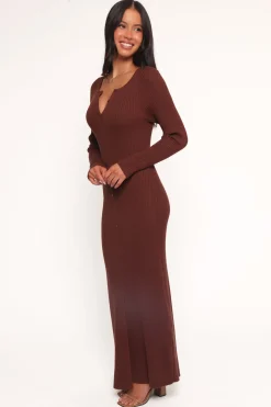 Marshall Button Through Knit Maxi Dress