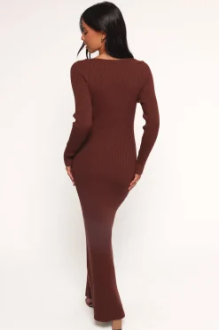 Marshall Button Through Knit Maxi Dress
