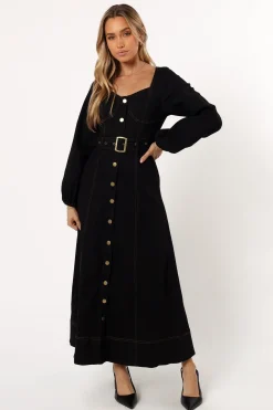 Mateo Long Sleeve Denim Dress
