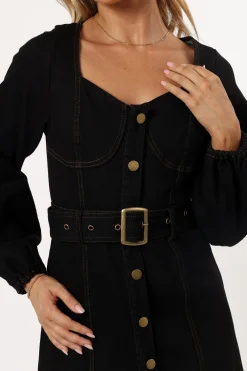 Mateo Long Sleeve Denim Dress