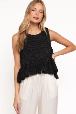 Meira Peplum Drop Hem Tank Top
