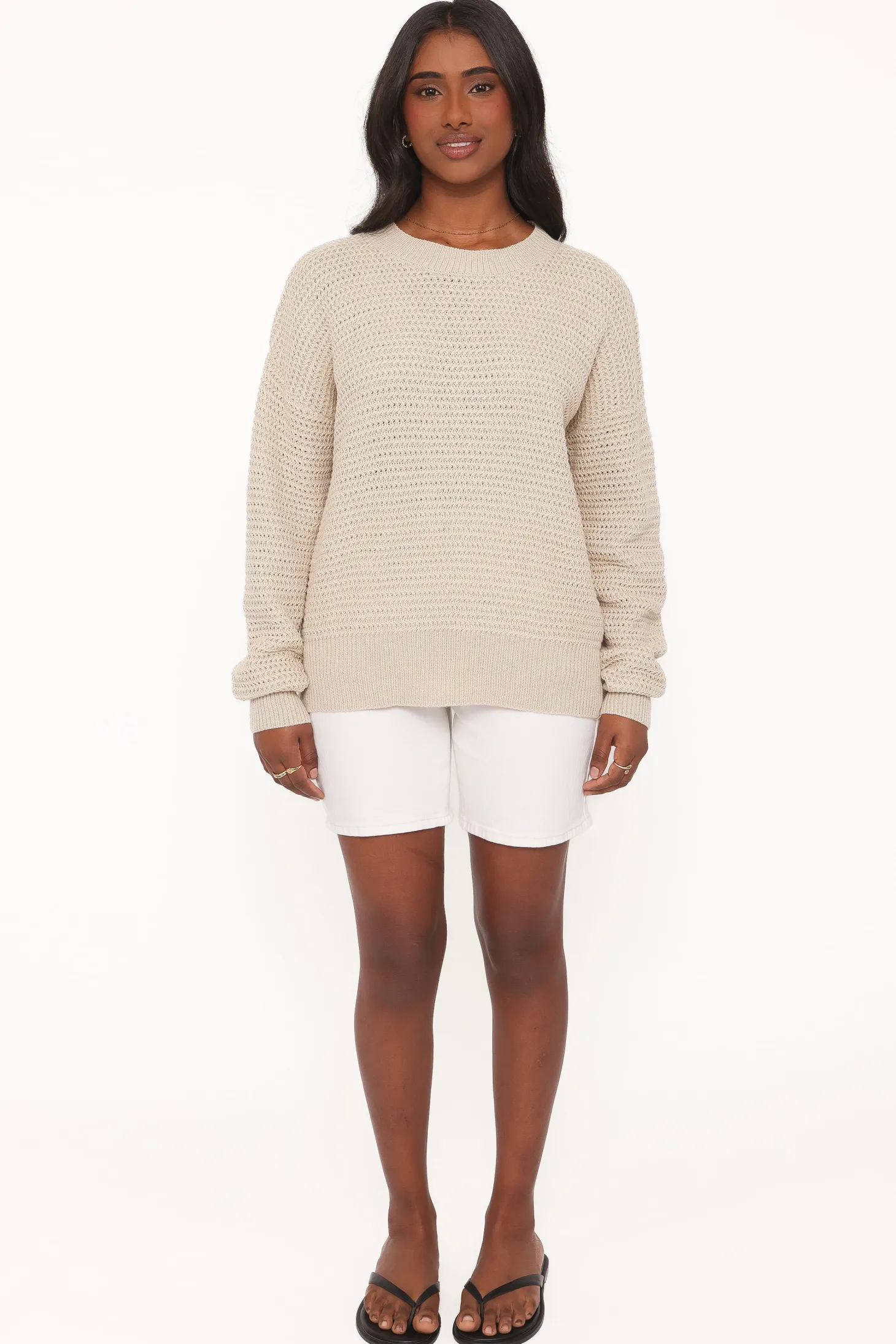 Melane Open Stitch Sweater