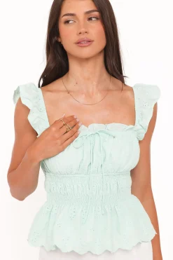 Melissa Peplum Top