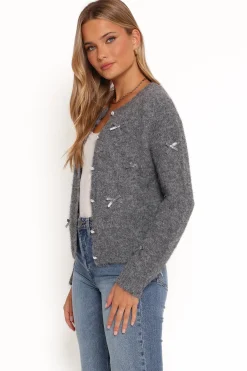 Mellie All Over Bow Button Front Cardigan