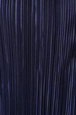 Melody Plisse Halter Maxi Dress