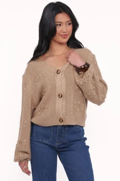 Melody Textured Button Up Cardigan