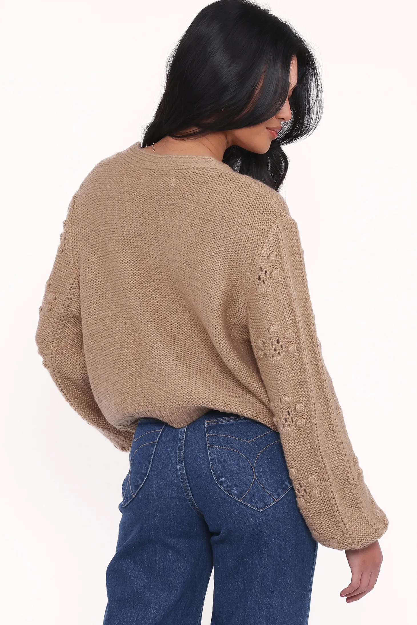 Melody Textured Button Up Cardigan