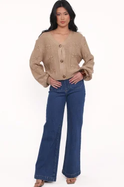 Melody Textured Button Up Cardigan