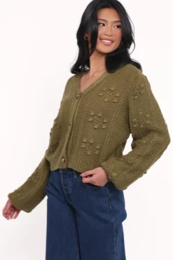 Melody Textured Button Up Cardigan