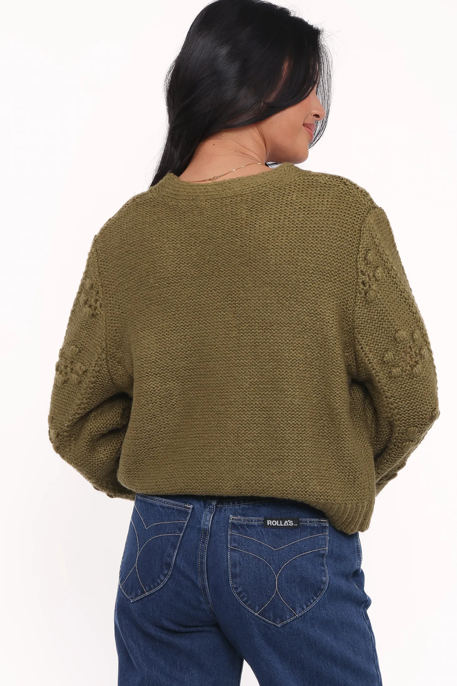 Melody Textured Button Up Cardigan