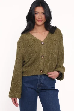 Melody Textured Button Up Cardigan