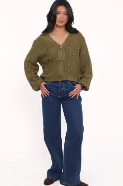 Melody Textured Button Up Cardigan