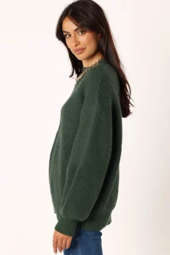 Meredith Ribbed Crewneck Knit Sweater