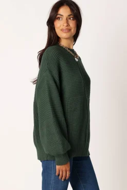 Meredith Ribbed Crewneck Knit Sweater