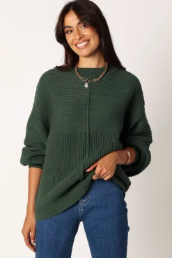 Meredith Ribbed Crewneck Knit Sweater