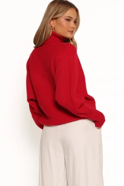 Merry Turtleneck Knit Sweater