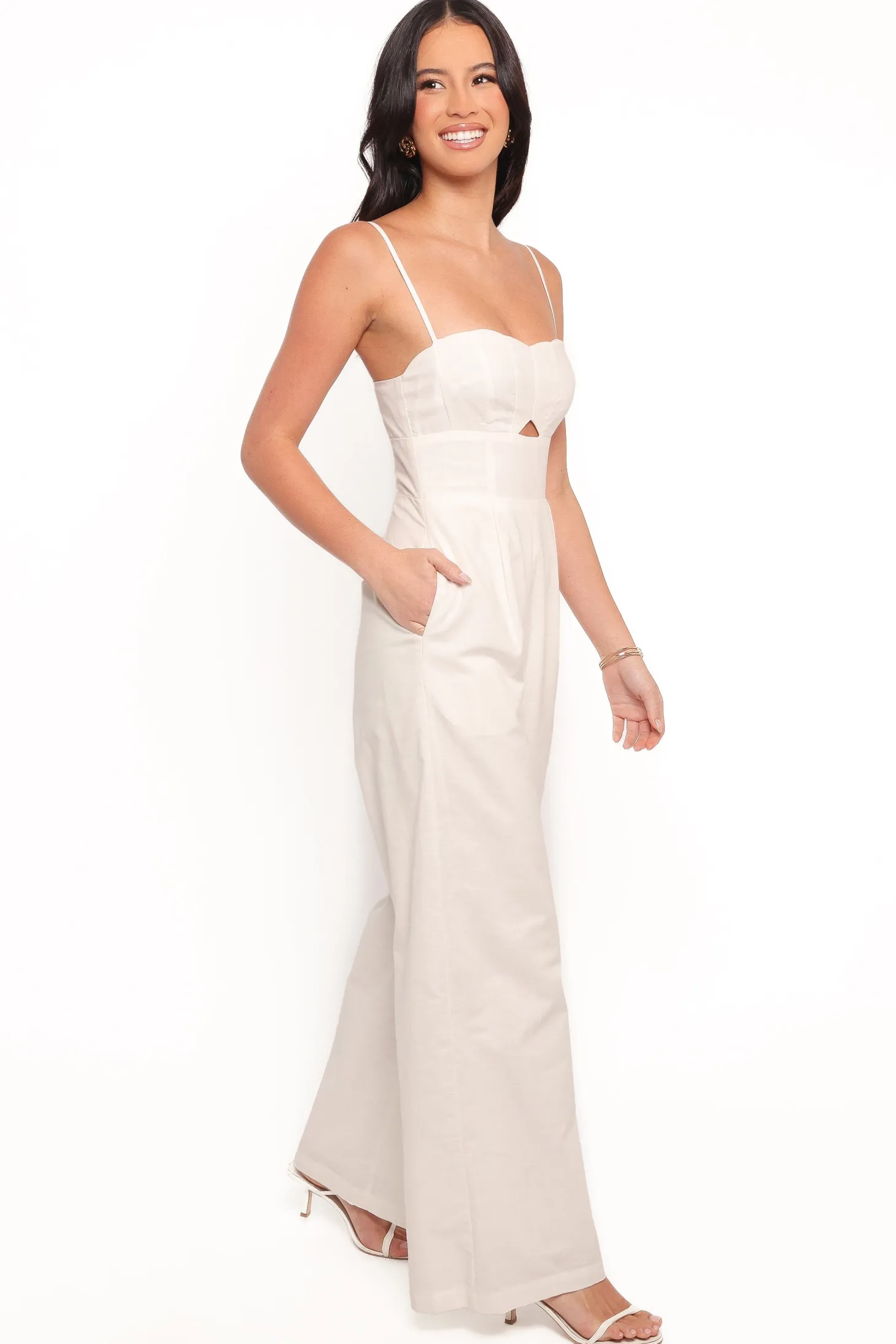 Metra Scalloped Jumpsuit
