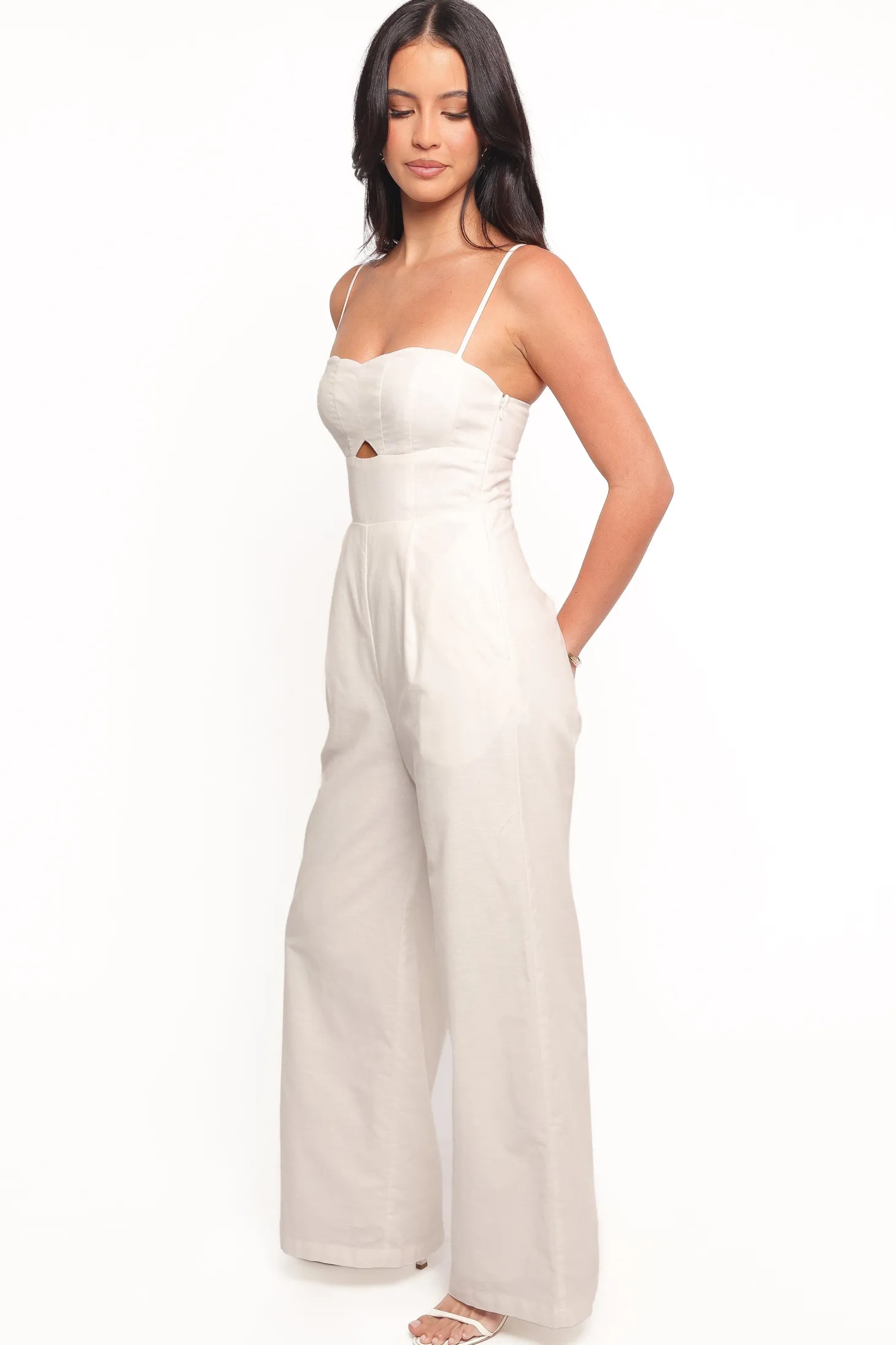 Metra Scalloped Jumpsuit