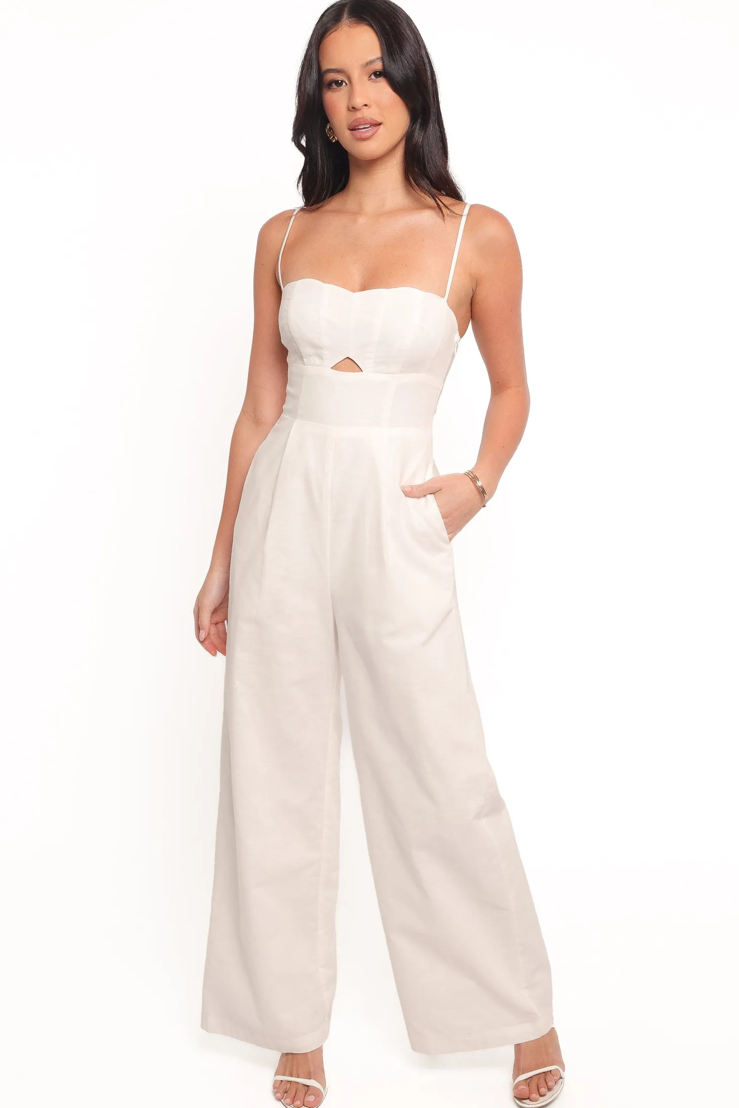 Metra Scalloped Jumpsuit