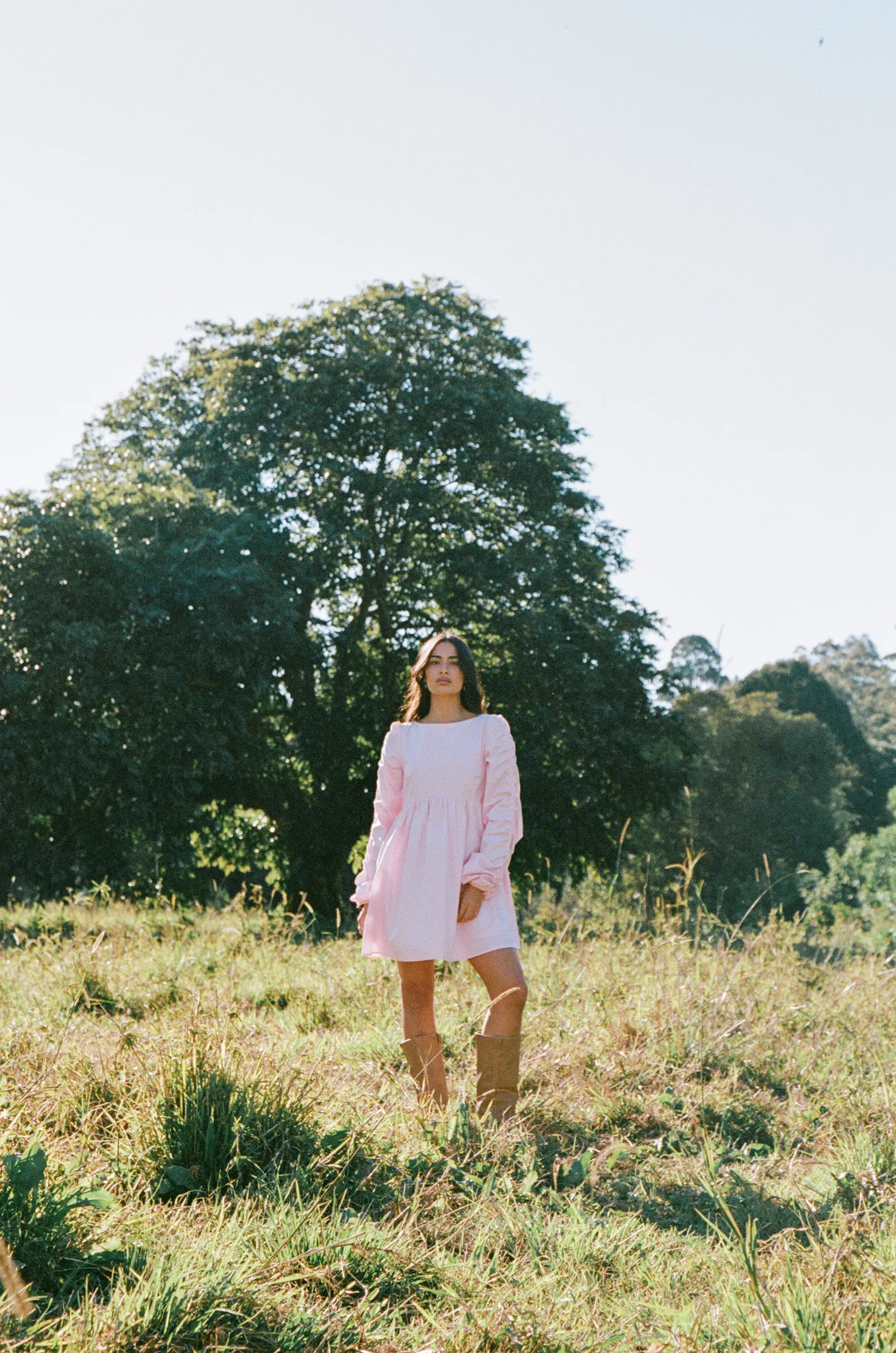 Micaela Long Sleeve Mini Dress
