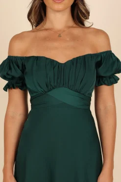 Mickenna Sweetheart Frill Midi Dress