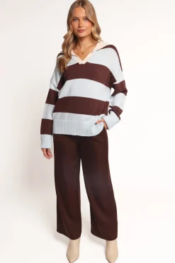 Mikaela Rugby Stripe Knit Sweater