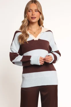 Mikaela Rugby Stripe Knit Sweater