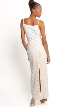 Mika Floral Lace Maxi Skirt