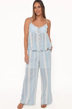 Mila Embroidered Pant Set
