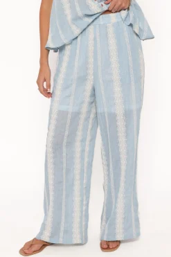 Mila Embroidered Pant Set