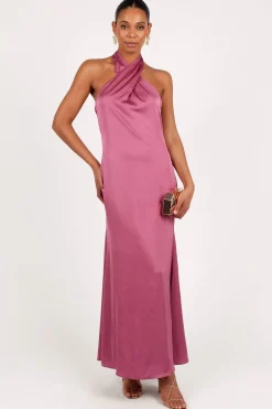 Mila Halterneck Maxi Dress