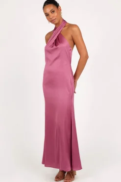 Mila Halterneck Maxi Dress