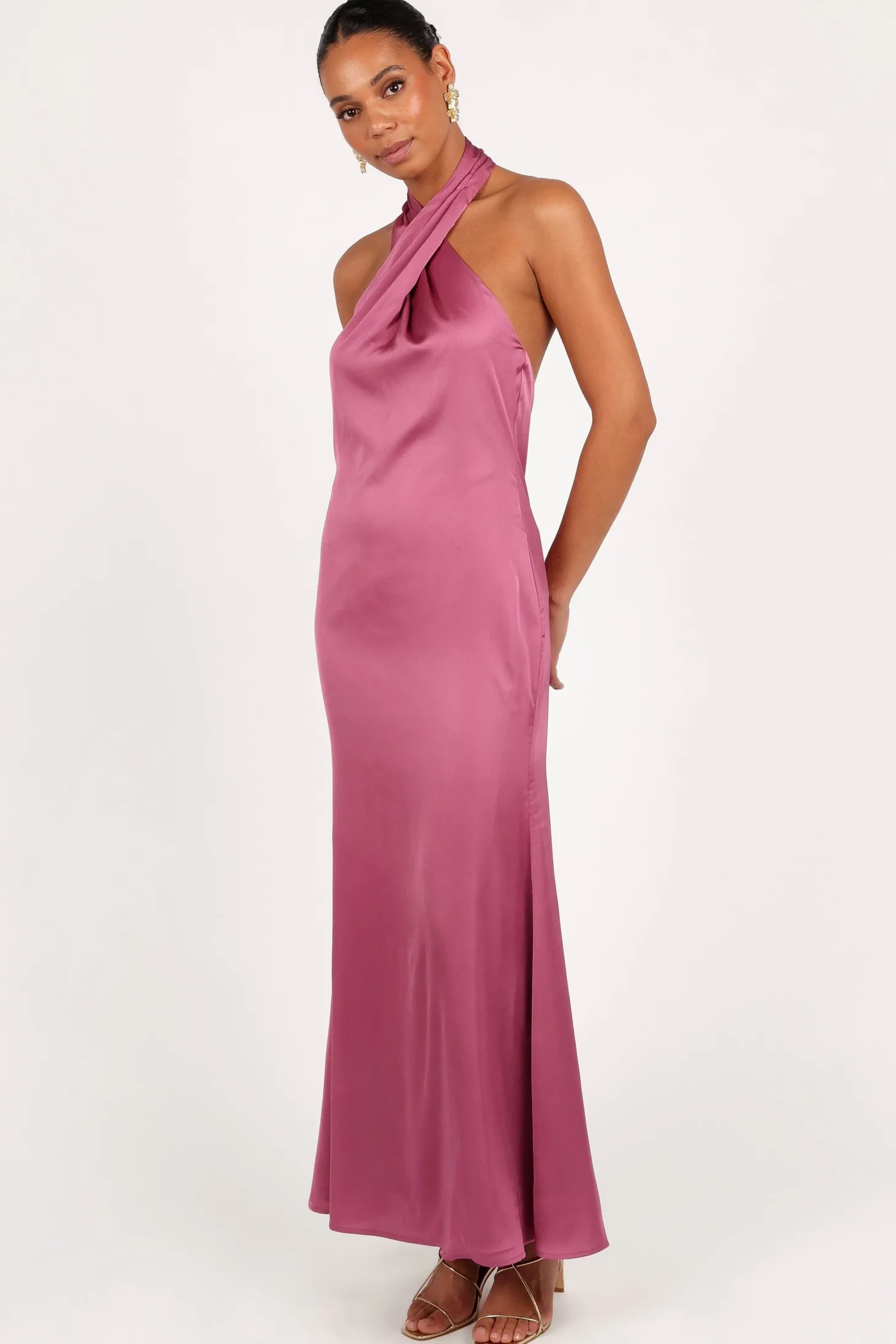 Mila Halterneck Maxi Dress