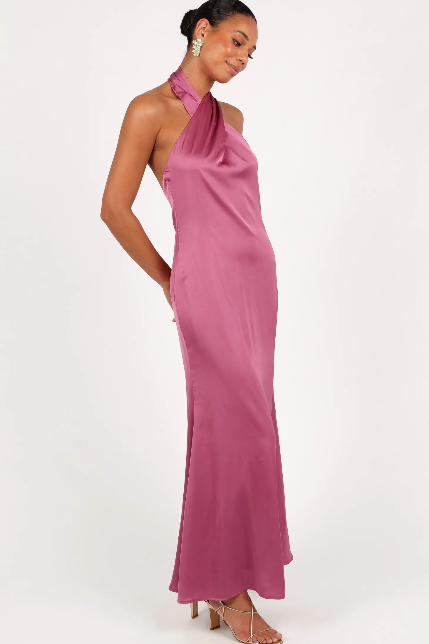 Mila Halterneck Maxi Dress