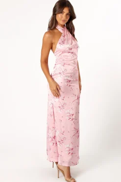 Mila Halterneck Maxi Dress